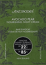 GIFT! Nourishing Night Face Cream - Antipodes Avocado Pear Nourishing Night Cream (sample) — photo N4