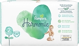 Diapers, size 2 (4-8 kg), 39 pcs - Pampers Harmonie Mini — photo N8