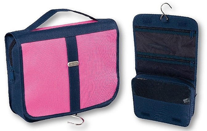 Travel Makeup Bag with Hook, 94880, pink and blue - Top Choice — photo N1