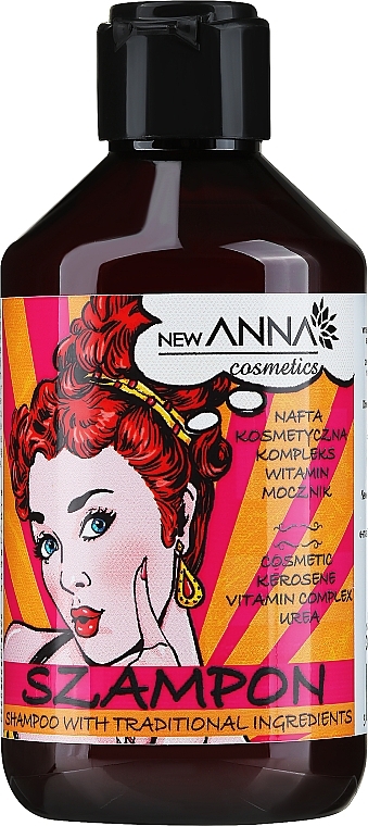 Kerosene, Vitamin Complex & Urea Shampoo - New Anna Cosmetics Hair Shampoo — photo N2