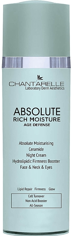 Night Face Cream - Chantarelle Absolute Rich Moisture Age Deffense — photo N2