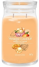 Scented Candle in Jar 'Mango Ice Cream', 2 wicks - Yankee Candle Singnature — photo N6