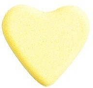 Heart Bath Bomb, yellow - IDC Institute Heart Bath Fizzer — photo N7