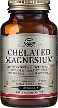 Dietary Supplement for Better Calcium Absorption "Chelated Magnesium" - Solgar Chelated Magnesium — photo N6