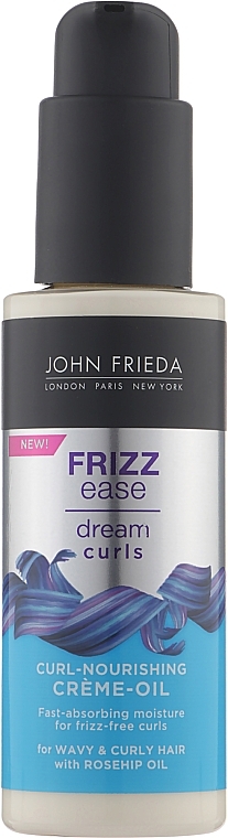Cream Oil for Curly Hair - John Frieda Frizz Ease Dream Curls — photo N1