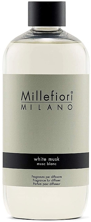 Fragrance Diffuser Refill - Millefiori Milano Natural White Musk Diffuser Refill — photo N1