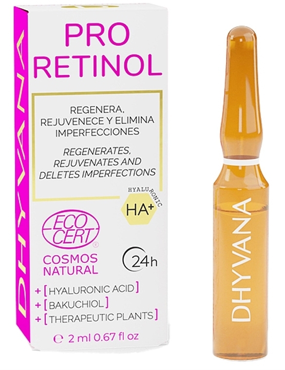 Face Ampoules with Bioretinol - Dhyvana Pro Retinol Ampoules — photo N3