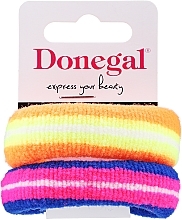 Fragrances, Perfumes, Cosmetics Hair Ties FA-5681, 2 pcs, colourful 2 - Donegal