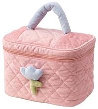 Tulip Cosmetic Bag KS100WZ1, rectangular, pink - Ecarla — photo N1