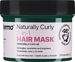 Fragrances, Perfumes, Cosmetics 2in1 Mask for Curly Hair - Ecoderma Naturally Curly 2 In 1 Mask