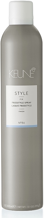 Medium Hold Hair Spray #86 - Keune Style Freestyle Spray — photo N5