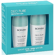 Fragrances, Perfumes, Cosmetics Set - Biotherm Pure Invisible (deo/2x75ml)