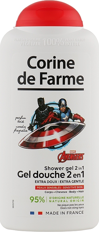 2in1 Captain America Shower Gel - Corine De Farme Shower Gel — photo N2