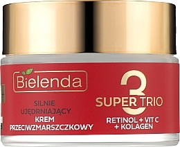 Firming Anti-Wrinkle Face Cream 50+ - Bielenda Super Trio Retinol + Vit C + Kolagen — photo N6