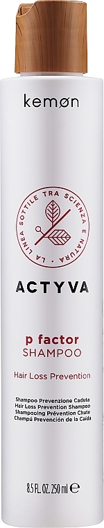 Anti Hair Loss Shampoo - Kemon Actyva P Factor Shampoo — photo N1