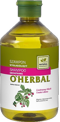 Smoothing & Shine Hair Shampoo with Raspberry Extract - O'Herbal Smoothing Shampoo — photo N1