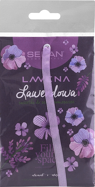 Lavender Aromatic Wardrobe Sachet, 3 purple - Sedan Lavena — photo N1