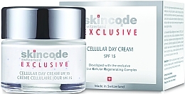Fragrances, Perfumes, Cosmetics Cellular Day Cream - Skincode Exclusive Cellular Day Cream SPF 15