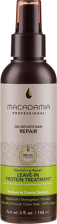 Protein Hair Spray - Macadamia Professional Nourishing Moisture Leave-in Protein Treatment — photo N1