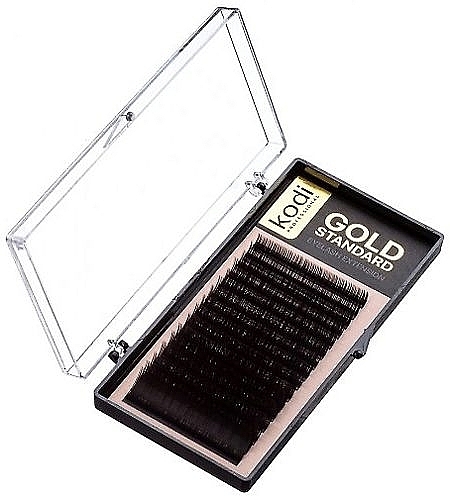 Gold Standard D 0.12 False Eyelashes (16 rows: 14 mm) - Kodi Professional — photo N1