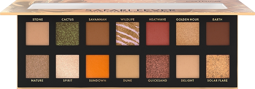 Eyeshadow Palette - Catrice Safari Fever Slim Eyeshadow Palette — photo N1