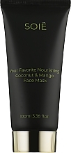 Fragrances, Perfumes, Cosmetics White Clay Face Mask with Coconut & Mango - Soie Your Favorite Nourishing Face Mask