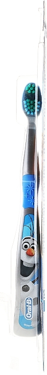 Kids Soft Toothbrush 3-5yrs, Frozen Olaf, dark blue-gray - Oral-B Kids — photo N2