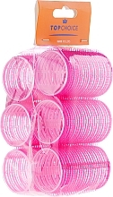 Fragrances, Perfumes, Cosmetics Velcro Curlers, diameter 38 mm, 6 pcs, 0386 - Top Choice