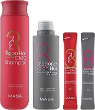 Set - Masil 8 Seconds Salon Hair Set (mask/200ml + mask/8ml + shm/300ml + shm/8ml ) — photo N3