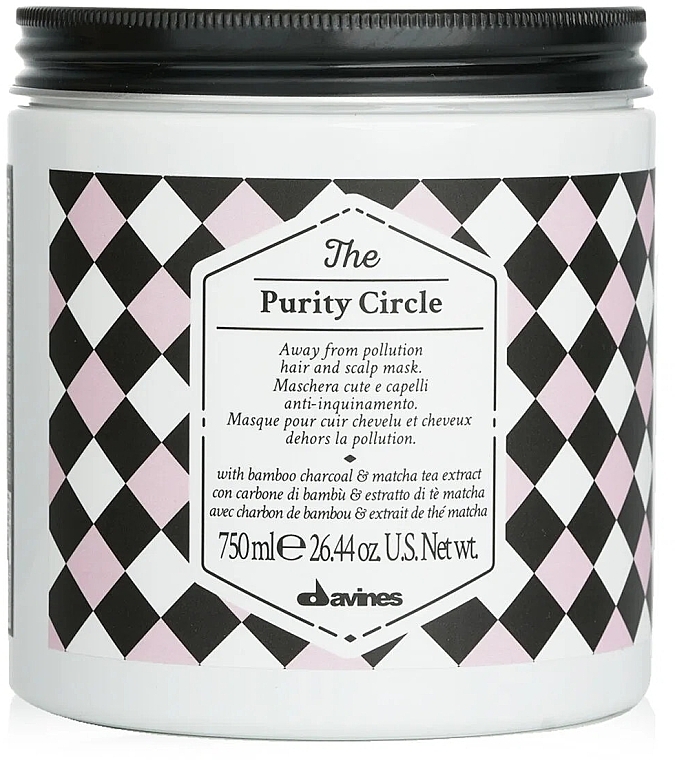 Detoxifying Natural Hair and Scalp Mask - Davines The Purity Circle — photo N2