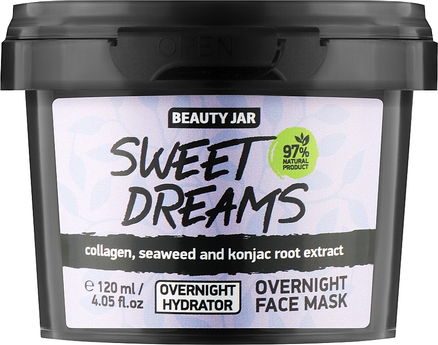 Night Face Mask 'Sweet Dreams' - Beauty Jar Overnight Face Mask — photo N1