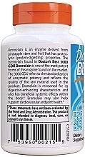 High Potency Bromelain 3000 GDU, 500 mg, capsules - Doctor's Best — photo N9