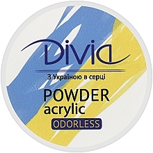 Acrylic Powder, scentless - Divia Acrylic Powder Odorless Di1801 — photo N1