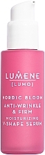Fragrances, Perfumes, Cosmetics Firming and Lifting Face Serum - Lumene Lumo Nordic Bloom Anti-wrinkle & Firm Moisturizing V-Shape Serum