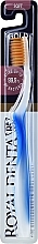 Soft Toothbrush with Gold Nano Particles, blue - Royal Denta Gold Soft Toothbrush — photo N1