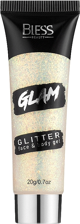 Face & Body Glitter Gel - Bless Beauty Glam Glitter Face & Body Gel  — photo N5