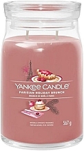 Parisian Holiday Brunch Scented Candle in Jar, 2 wicks - Yankee Candle Singnature — photo N2