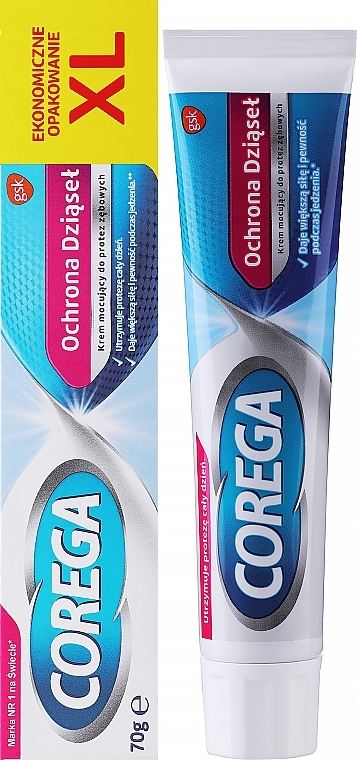 Denture Fixing Cream 'Gum Protection' - Corega  — photo N7