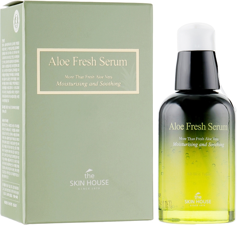 Moisturizing Soothing Serum with Aloe Extract - The Skin House Aloe Fresh Serum — photo N1