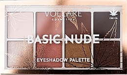 Eyeshadow Palette - Vollare Basic Nude Eyeshadow Palette — photo N2