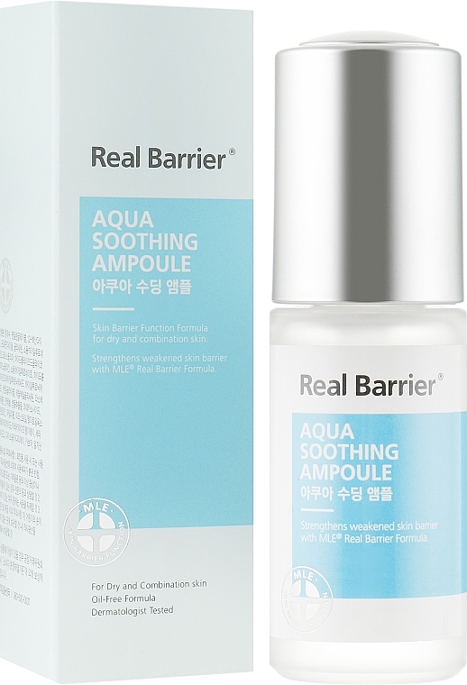 Soothing Ampoule Serum - Real Barrier Aqua Soothing Ampoule — photo N3