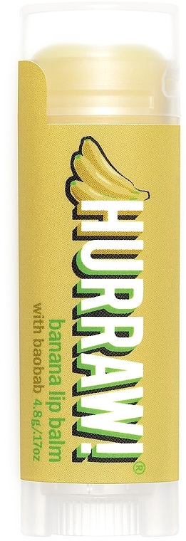 Baobab & Banana Lip Balm - Hurraw! Baobab Banana Lip Balm — photo N7