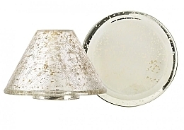 Fragrances, Perfumes, Cosmetics Large Candle Shade & Tray - Yankee Candle Kensington Large Shade & Tray