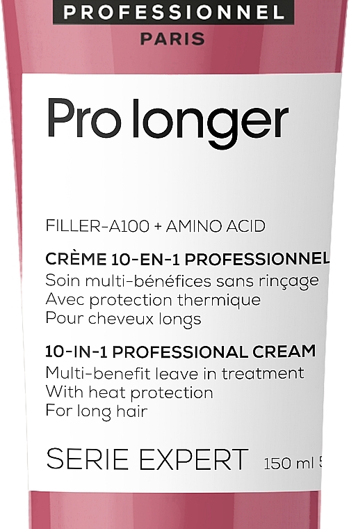 Heat Protection Hair Cream for Length & Ends - L'Oreal Professionnel Pro Longer Renewing Cream — photo N31
