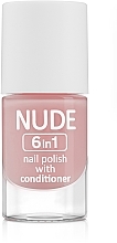 Fragrances, Perfumes, Cosmetics Nail Polish - Ados Nude 6in1 Nail Polish With Conditioner
