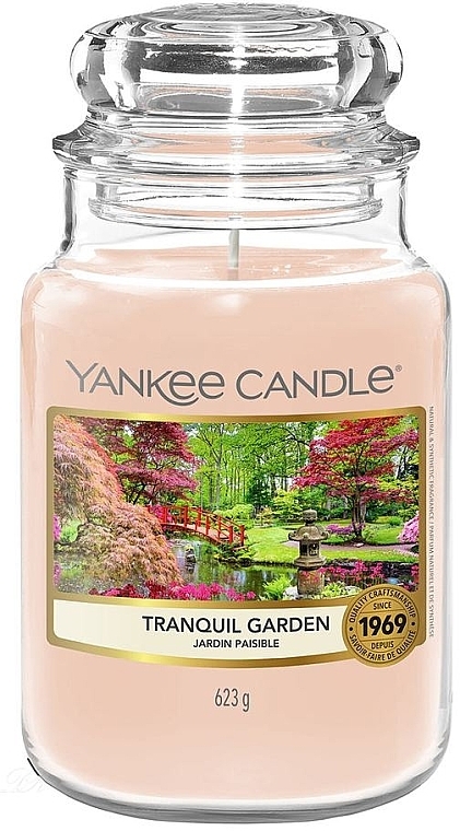 Scented Candle in Jar - Yankee Candle Tranquil Garden Candle — photo N90