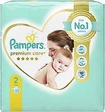 Pampers Premium Care Newborn Diapers (4-8 kg), 23 pcs. - Pampers — photo N2