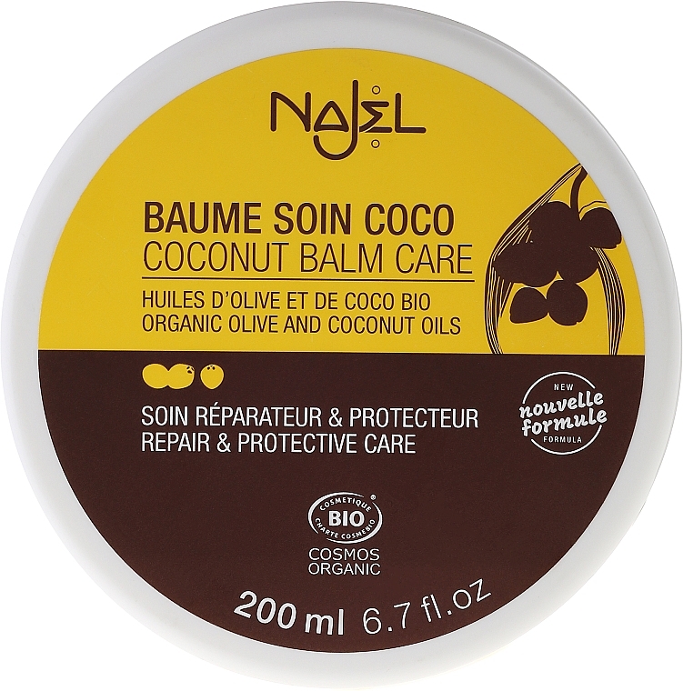 Body Balm "Coconut" - Najel Coconut Care Balm — photo N2