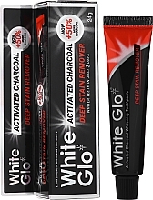 Fragrances, Perfumes, Cosmetics Whitening Toothpaste - White Glo Activated Charcoal Deep Stain Remover