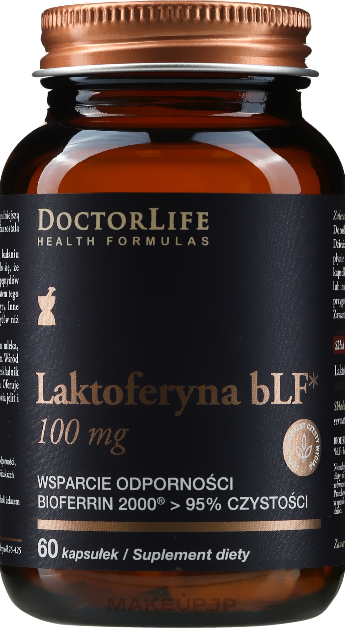 Laktoferyna Dietary Supplement - Doctor Life Laktoferyna — photo 60 szt.